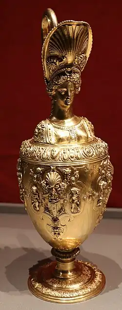 Амфора. Серебро, золочение. 1550—1580. Епархиальный музей, Милан