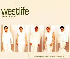 Обложка сингла Westlife «If I Let You Go» (1999)
