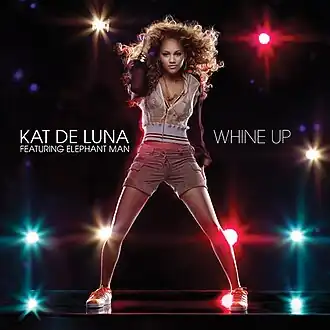 Обложка сингла Кэт Делуна «Whine Up» (2007)