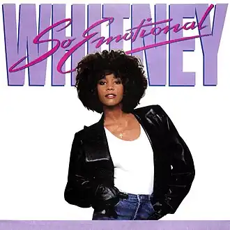 Обложка сингла Уитни Хьюстон «So Emotional» (1987)