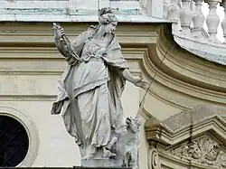 Аллегория веры. Статуя фасада храма