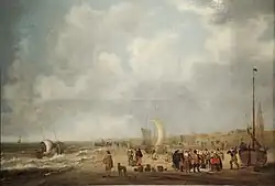 Побережье в Схевенингене. 1646. Холст, масло. Исторический музей, Гаага