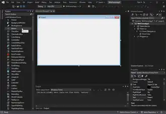 Скриншот программы Windows Forms