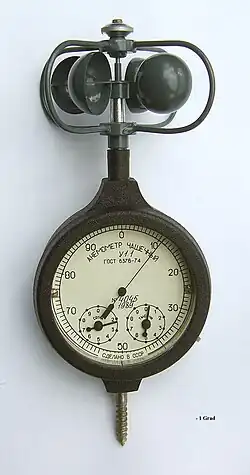 Анемометр Фусса, 1989 г.в.