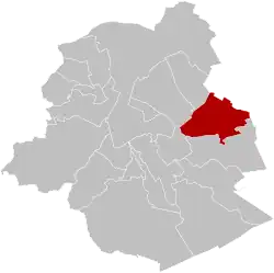 Расположение муниципалитета на карте провинции