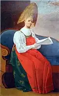 Женщина в кокошнике, худ. И. Ф. Худояров