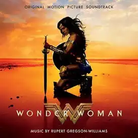 Обложка альбома Руперта Грегсона-Уильямса «Wonder Woman (Original Motion Picture Soundtrack)» (2017)
