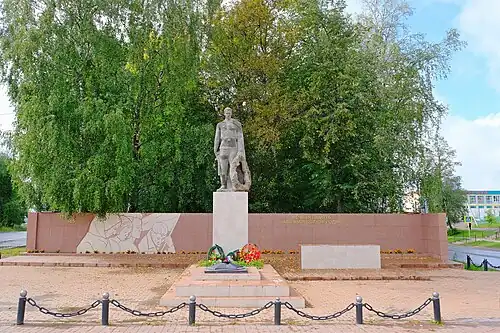 Мемориал павшим в боях за Родину, в период Великой Отечественной войны.