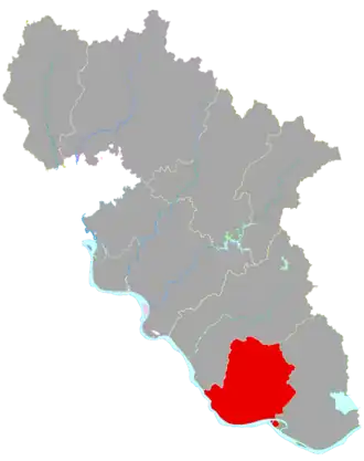 Усюэ на карте