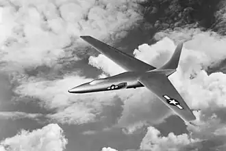 Модель XB-53, тогда обозначавшегося как XA-44, 1946 год