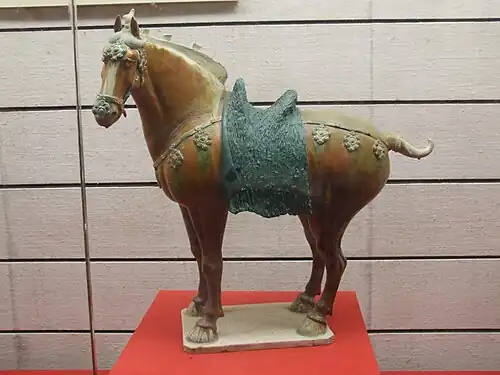 Ceramic Tang Sancai horse