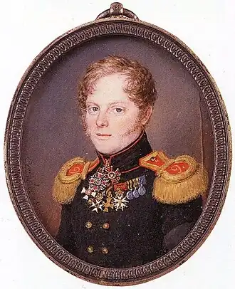 портрет работы Жана-Батиста Кувеле[фр.], 1818 г.