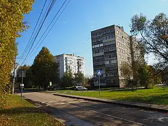 Многоквартирные дома в деревне Яковлево