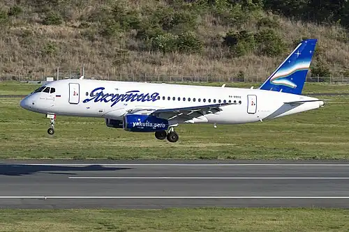 SSJ 100-95 RA-89012 авиакомпании Якутия