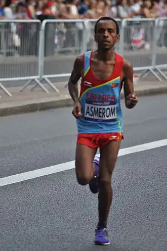 На олимпийском марафоне в Лондоне