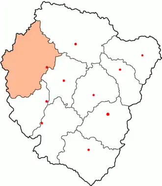 Мологский уезд на карте