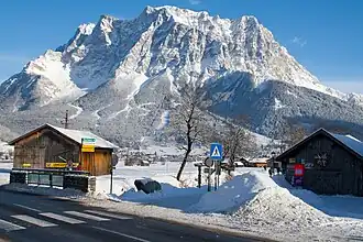 Цугшпитце зимой