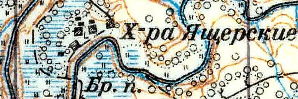 Хутора на месте современной деревни. 1926 год