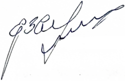 Изображение автографа