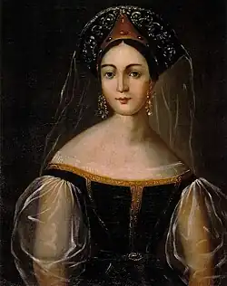 Портрет Таисии Петровны Серебенниковой, дочери ильинского священника (1850)