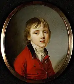 Портрет князя Бориса Николаевича Юсупова ребёнком,1803 г. (ГЭ)