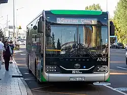 Автобус Yutong ZK6831НG «Qaztehna» в Астане