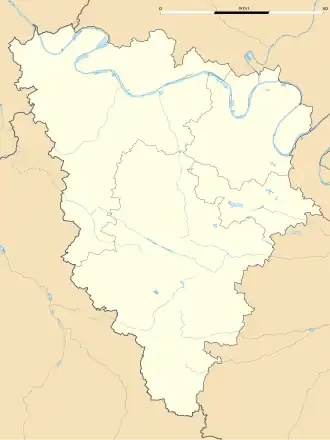 Ле-Везине на карте