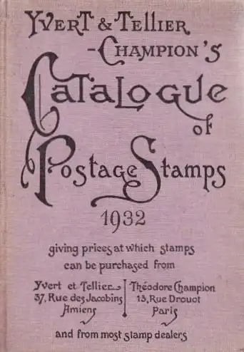 Обложка каталога «Ивер и Телье» 1932 года