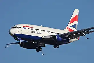 Разбившийся самолёт в период работы в Comair (борт ZS-OLB), за 3 года до катастрофы