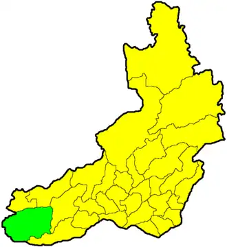 Красночикойский район на карте