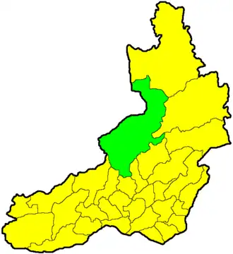 Тунгокоченский районТунгокоченский муниципальный округ на карте