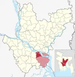 Занджира на карте