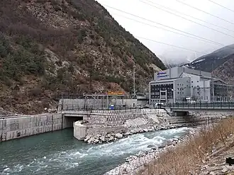 Здание Зарамагской ГЭС-1