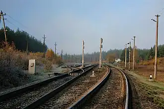 Нечётная горловина станции Заваруйка, 2017 г.