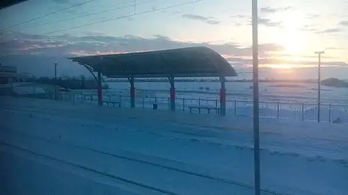 Перрон станции