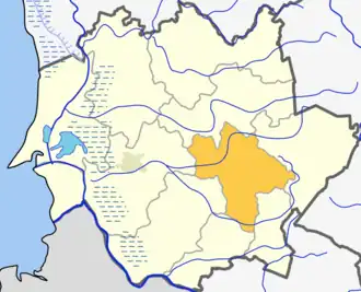 Жемайчю-Науместское староство на карте