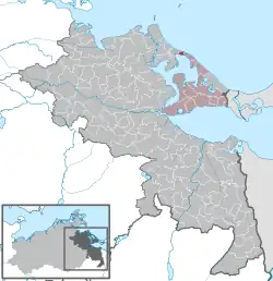 Цемпин на карте района