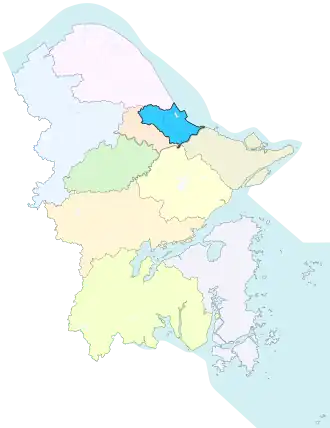 Чжэньхай на карте