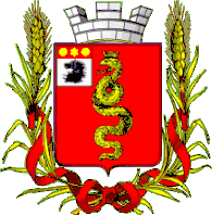 Герб Змиева 1863 года. Проект Б. Кене