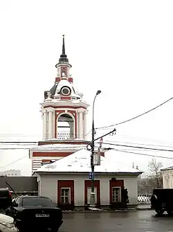 Колокольня и келейный корпус Знаменского монастыря