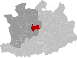 Расположение муниципалитета на карте провинции