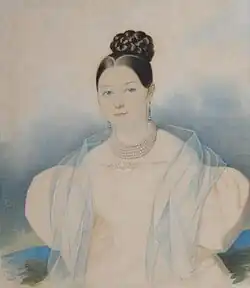 Портрет графини Екатерины Александровны Зубовой, 1830-е гг. (ГИХМ «Новый Иерусалим»)