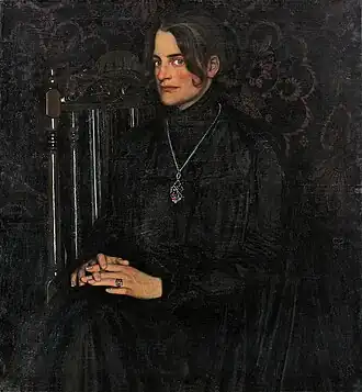 Клара Рильке-Вестхофф, портрет Оскара Цвинчера, 1902