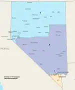 Невада, 4 округа