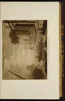 Лист с зарисовкой картины из «Liber Veritatis», гравированный Р. Ирломом