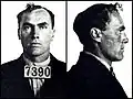 Carl Panzram's under the alias Jeff Baldwin mugshot at the Oregon State Penitentiary 1915