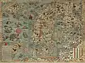 Carta Marina Олафа Магнуса, 1539 г.