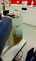 A plasma donation.