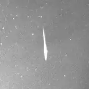 Bright meteor Quadrantids (2012)