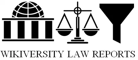 Wikiversity Law Reports logo